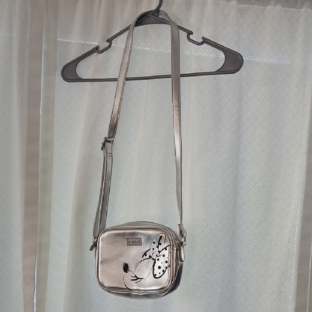 Danielle Nicole Silver Minnie Mouse Crossbody Bag - image 2